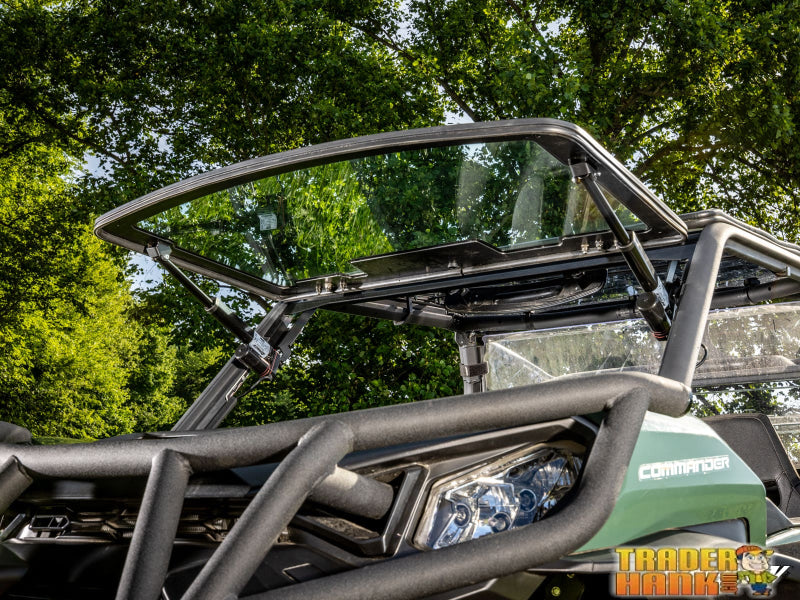 Can-Am Commander MaxDrive Power Flip Glass Windshield
