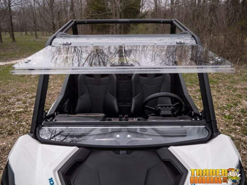 Can-Am Maverick Trail Scratch Resistant Flip Windshield | SUPER ATV WINDSHIELDS - Free Shipping