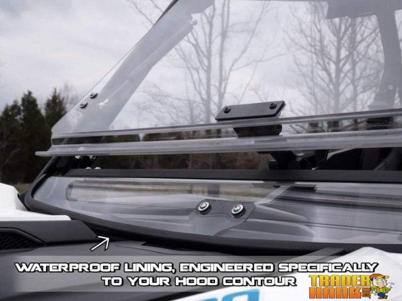 Can-Am Maverick Trail Scratch Resistant Flip Windshield | SUPER ATV WINDSHIELDS - Free Shipping