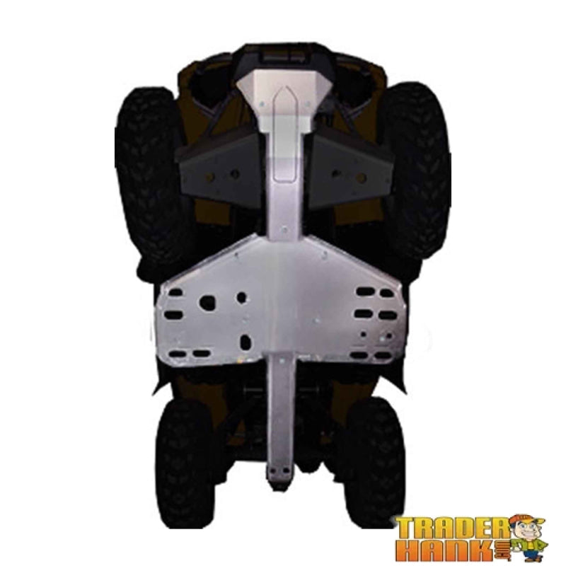 Can-Am Outlander 330 Ricochet 3-Piece Full Frame & Floorboard Aluminum Skid Plate Set | Free shipping