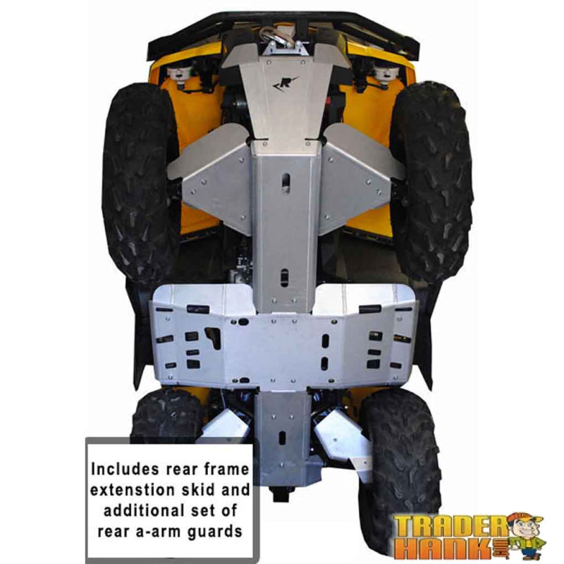 Can-Am Outlander Max 6x6 650/1000 Ricochet 11-Piece Complete Aluminum Skid Plate Set | Free shipping