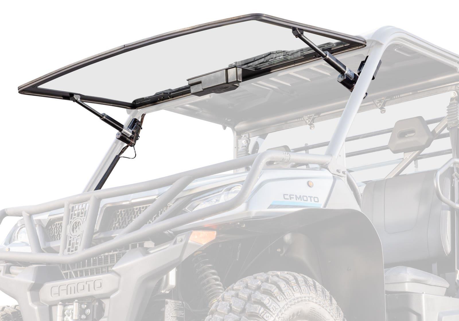 CFMOTO UForce 1000 MaxDrive Power Flip Glass Windshield