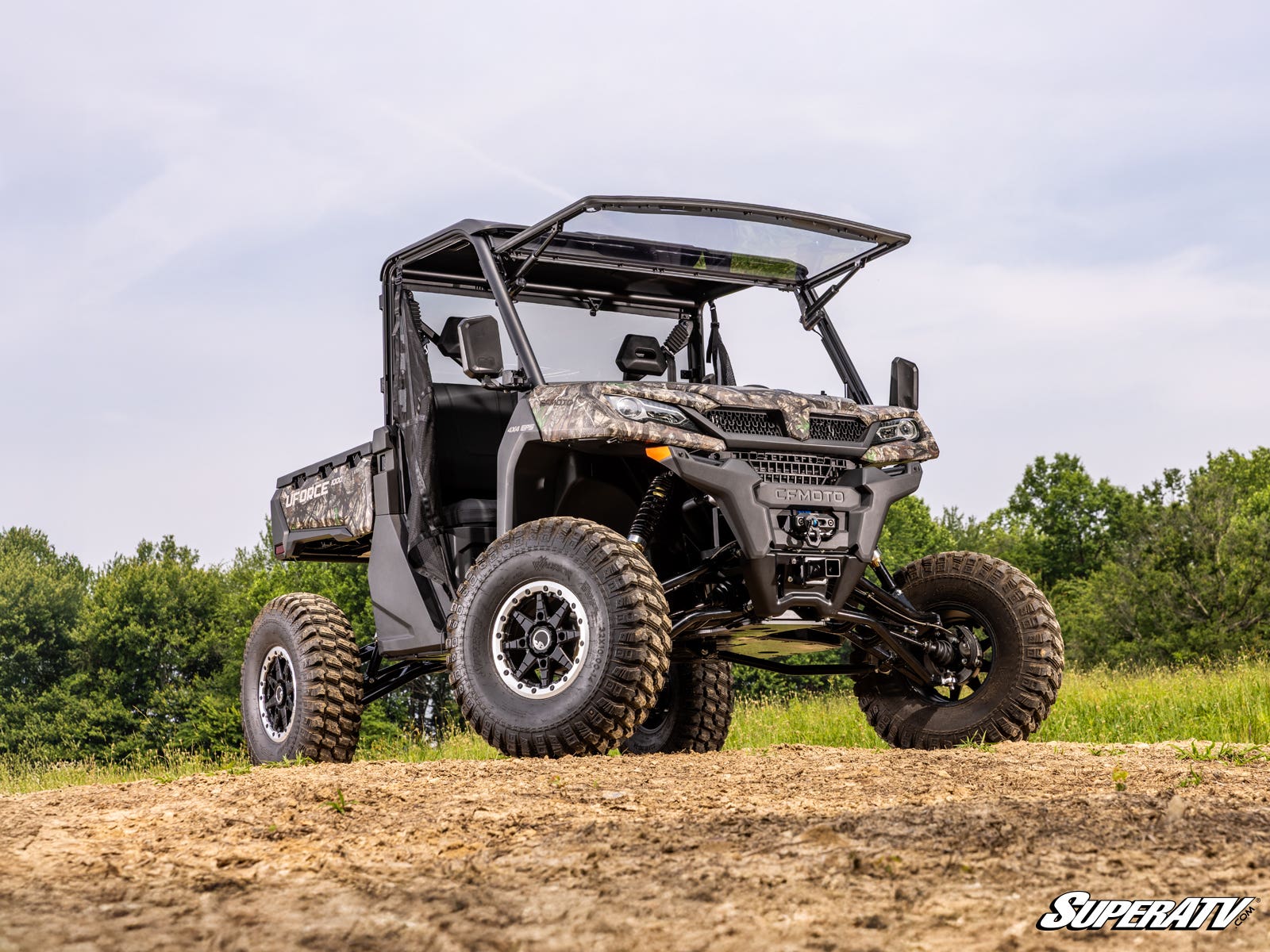 CFMOTO UForce 1000 MaxDrive Power Flip Windshield