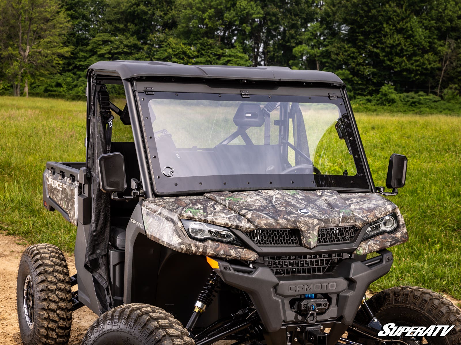 CFMOTO UForce 1000 MaxDrive Power Flip Windshield