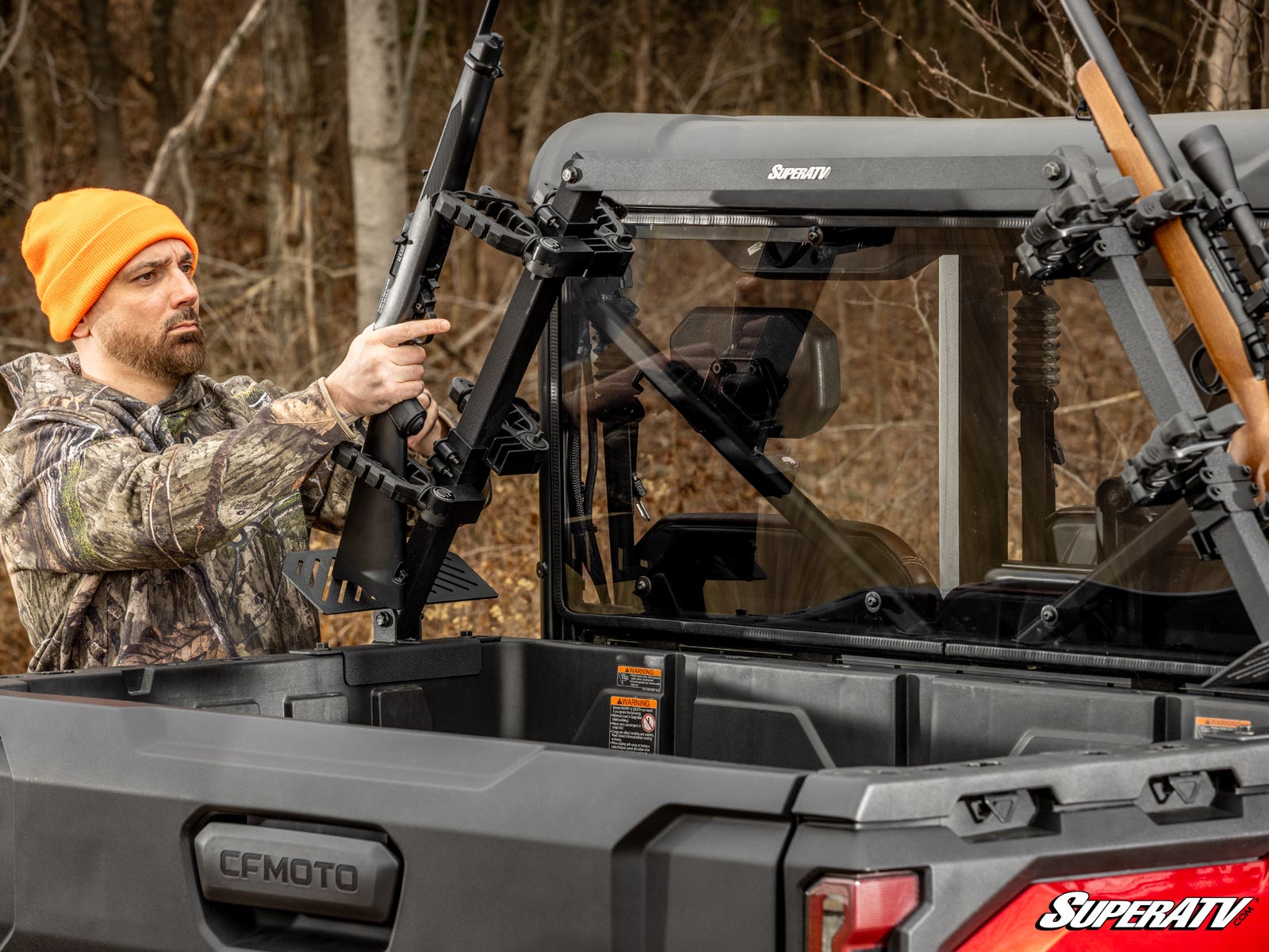 CFMOTO UForce U10 Pro In-Bed Gun Rack