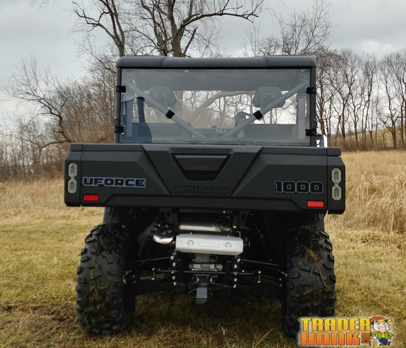 CFMoto UForce 1000 XL - 1 Pc Lexan Back Panel w/Clamp and Vent Options | UTV Accessories - Free shipping