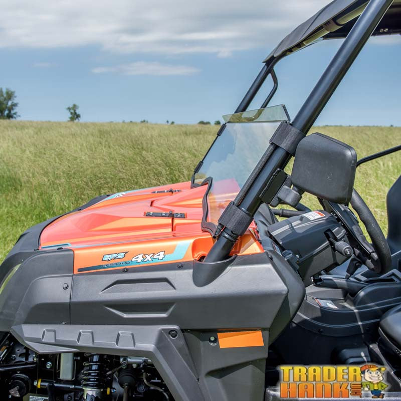 CFMOTO UForce 500 | 800 Modular Two-Piece Front Lexan Windshield with Adjustable Vents | UTV Accessories - Free shipping