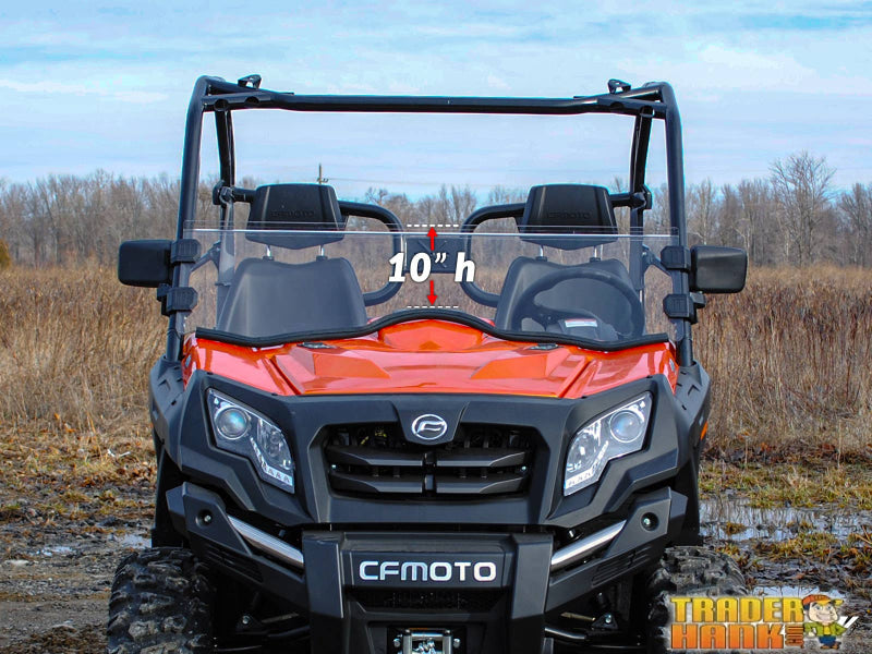 CFMOTO UForce 500 Scratch-Resistant Half Windshield | UTV Accessories - Free shipping