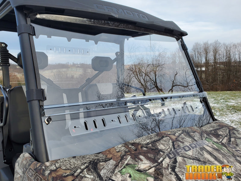 CFMoto UForce 600 - 2 Pc General-Purpose Windshield with Vent and Clamp Options | UTV Accessories - Free shipping