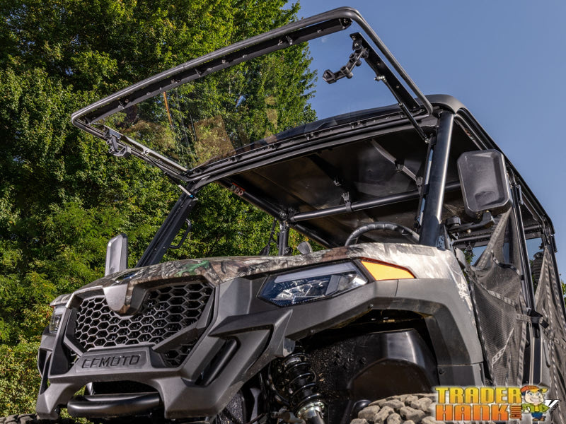 CFMOTO UForce 600 Scratch Resistant Flip Windshield | Free shipping