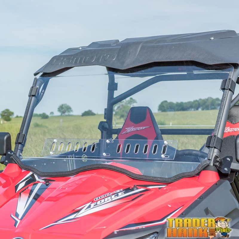 CFMOTO ZForce 500/800/ 800EX/1000 One-Piece Front Lexan Windshield Adjustable Vents | ATVs & UTVs - Free shipping