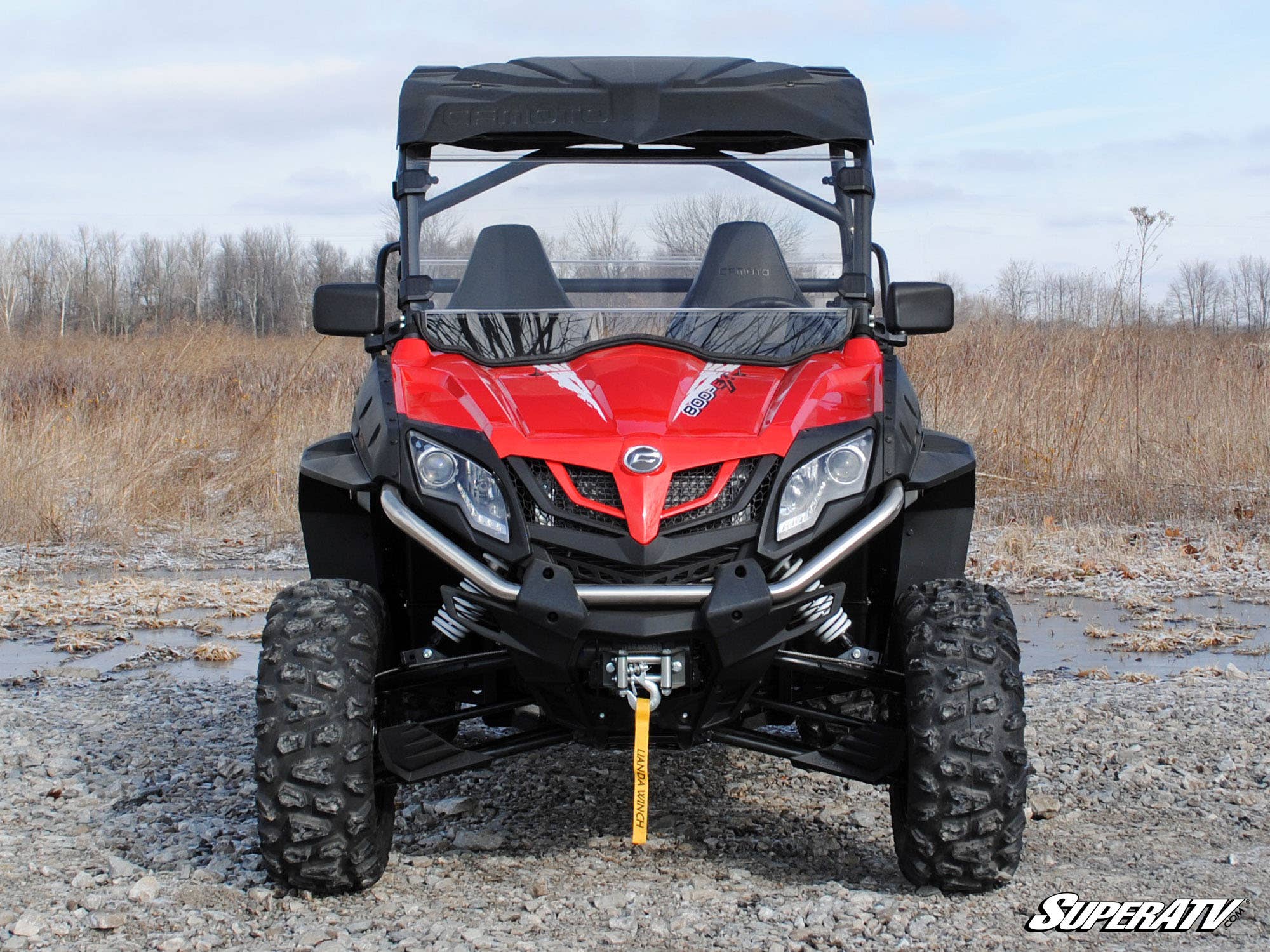 CFMOTO ZForce 500 Scratch Resistant Full Windshield