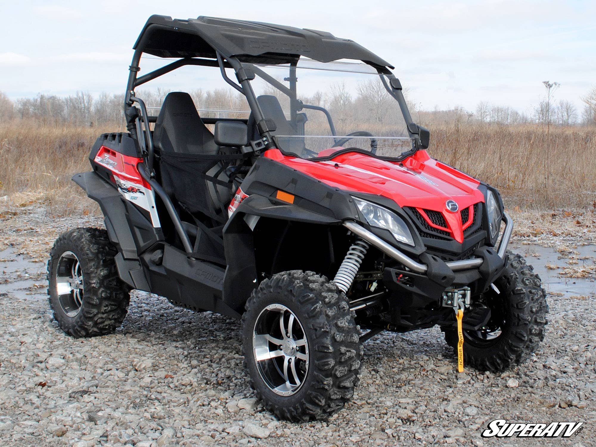 CFMOTO ZForce 500 Scratch Resistant Full Windshield