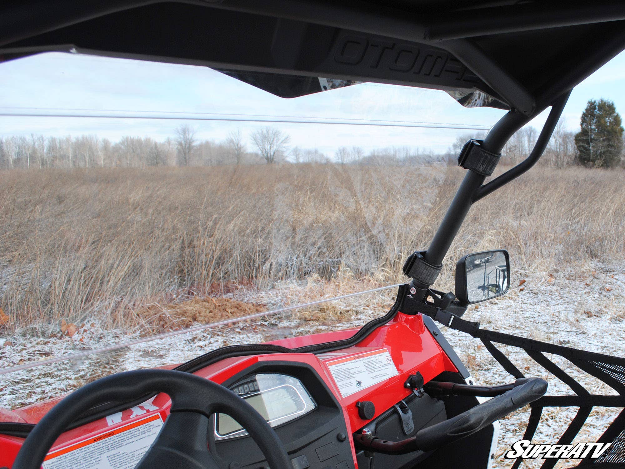 CFMOTO ZForce 500 Scratch Resistant Full Windshield