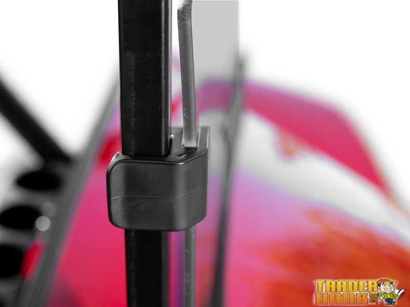 Corsa Blue E-Z-GO Express S Flip Down Windshield | UTV Accessories - Free shipping