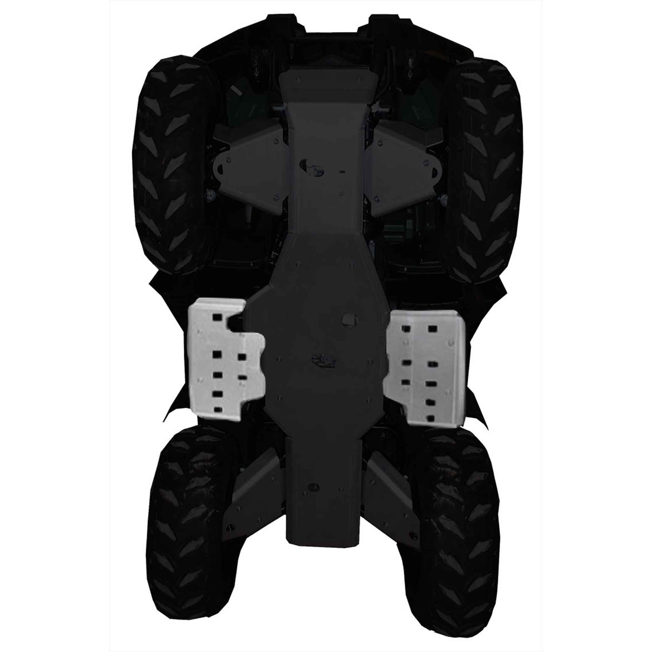 Yamaha Grizzly 450 / Yamaha Grizzly 350 Ricochet 2-Piece Floor Board Skid Plate Set