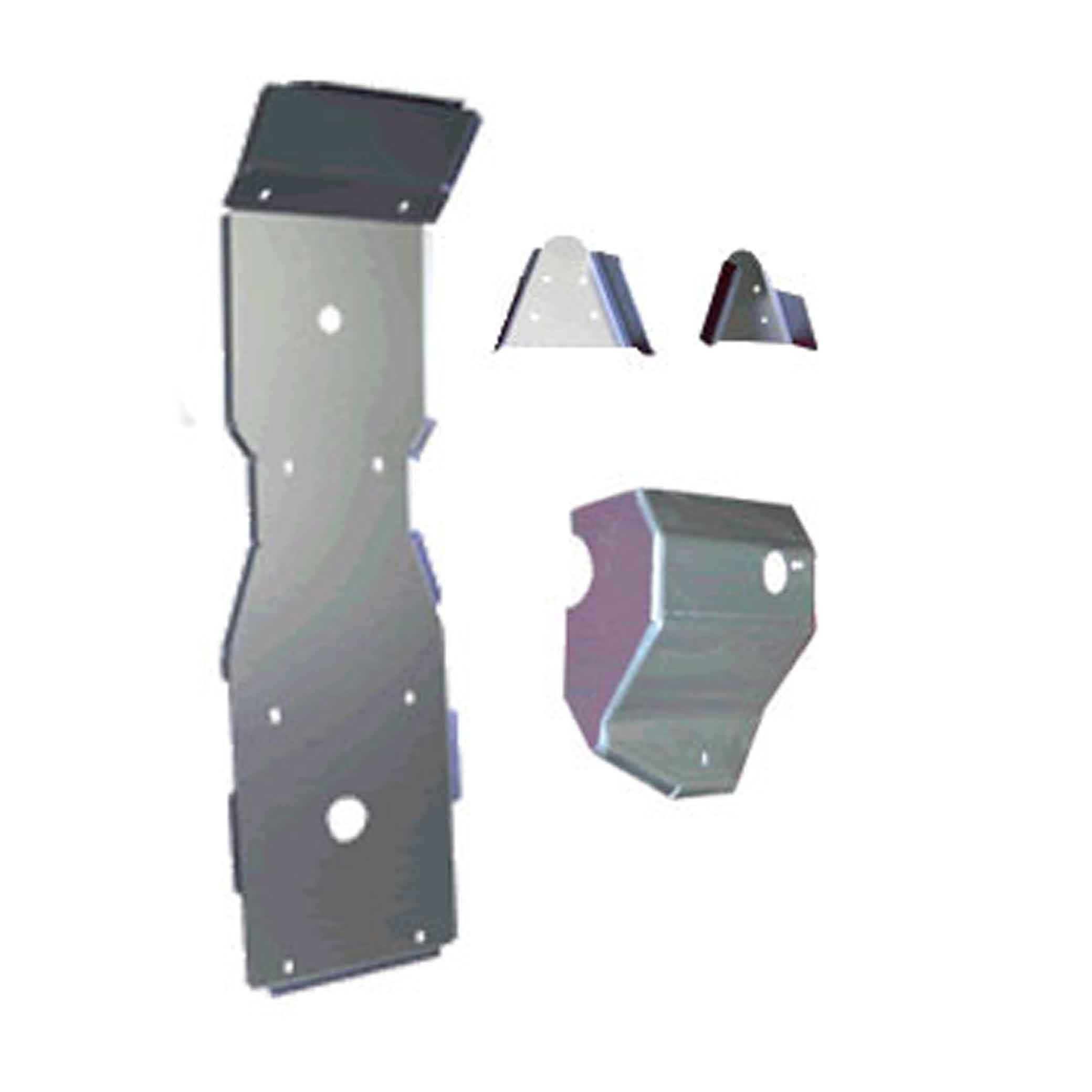 Yamaha Grizzly 600 Ricochet 4-Piece Complete Aluminum Skid Plate Set