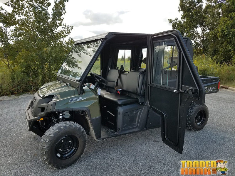 HardCabs Polaris Ranger XP 800 Crew Protector Full Cab Enclosures 2010-2014 | RANGER-CAB-ENCLOSURE-800-CREW-FULLSIZE-ROUND-BARS-10-14 - Free
