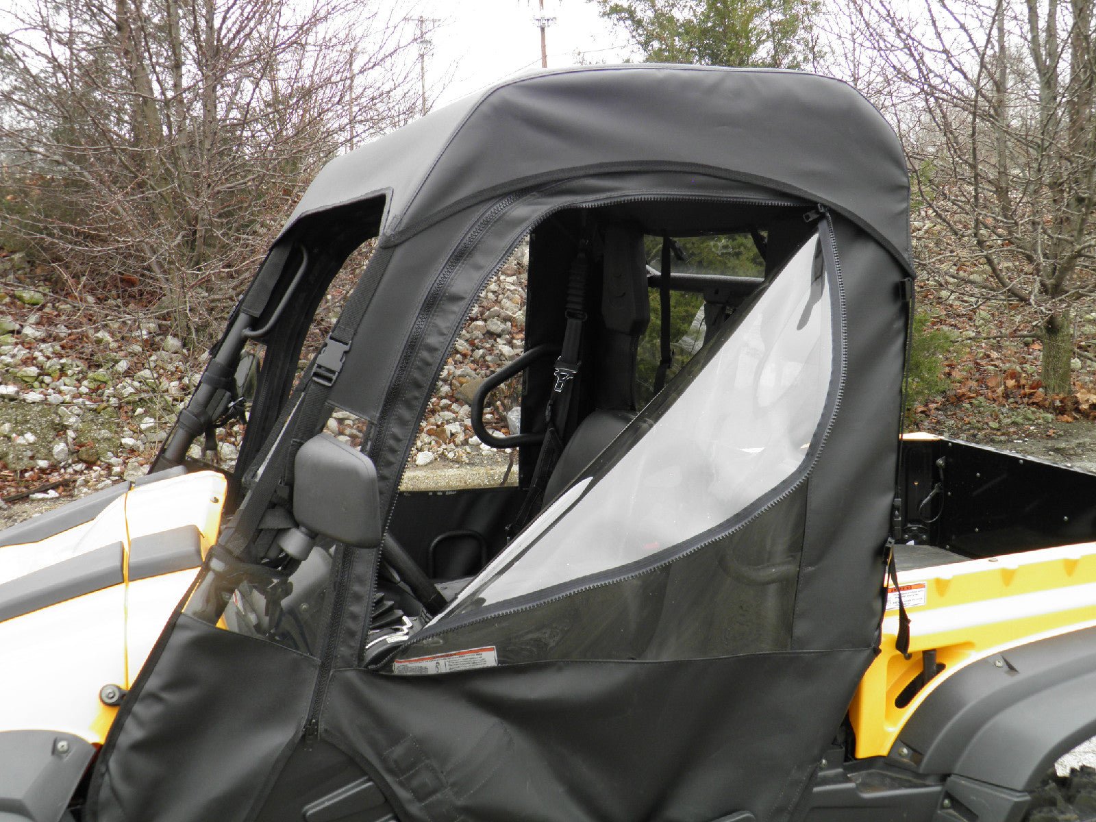 HiSun 500/700 - Full Cab Enclosure for Hard Windshield (Half Doors)
