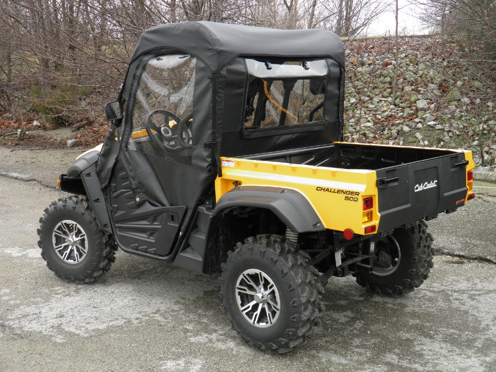 HiSun 500/700 - Full Cab Enclosure w/Vinyl Windshield (Half Doors)