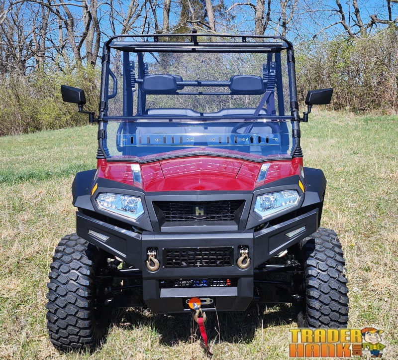 HiSun Sector 1000 Crew - 2 Pc Windshield with Vent Clamp and Hard Coat Options | UTV Accessories - Free shipping