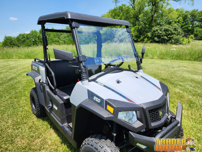 HiSun Sector 250 - 1 Pc Windshield with Vent and Hard Coat Options | UTV Accessories - Free shipping