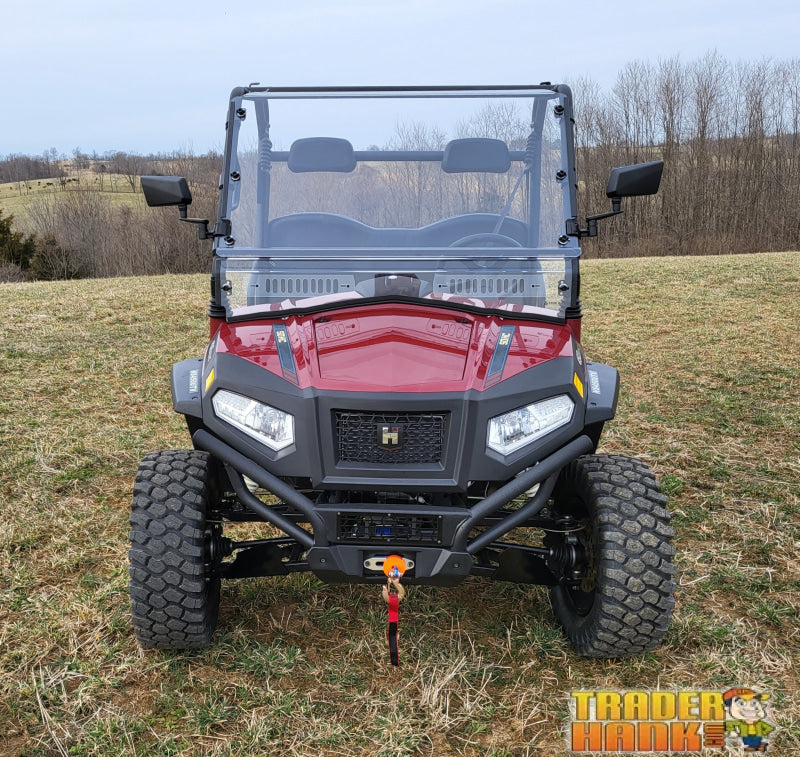 HiSun Sector 450 - 2 Pc Windshield with Clamp Vent and Hard Coat Options | UTV Accessories - Free shipping