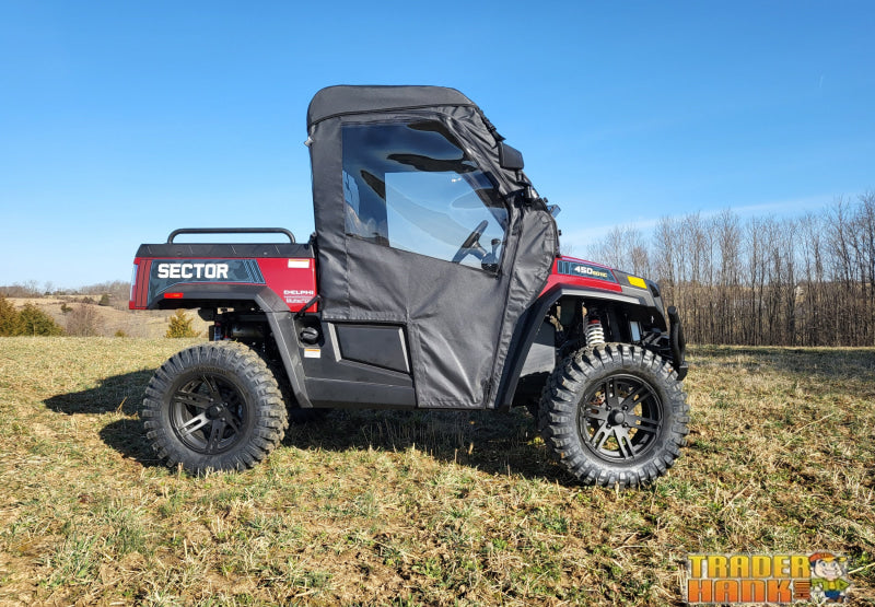 HiSun Sector 450 - Full Cab Enclosure for Hard Windshield | UTV Accessories - Free shipping