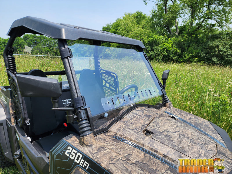 HiSun Strike 250 - 1 Pc Windshield with Vent and Hard Coat Options | UTV Accessories - Free shipping