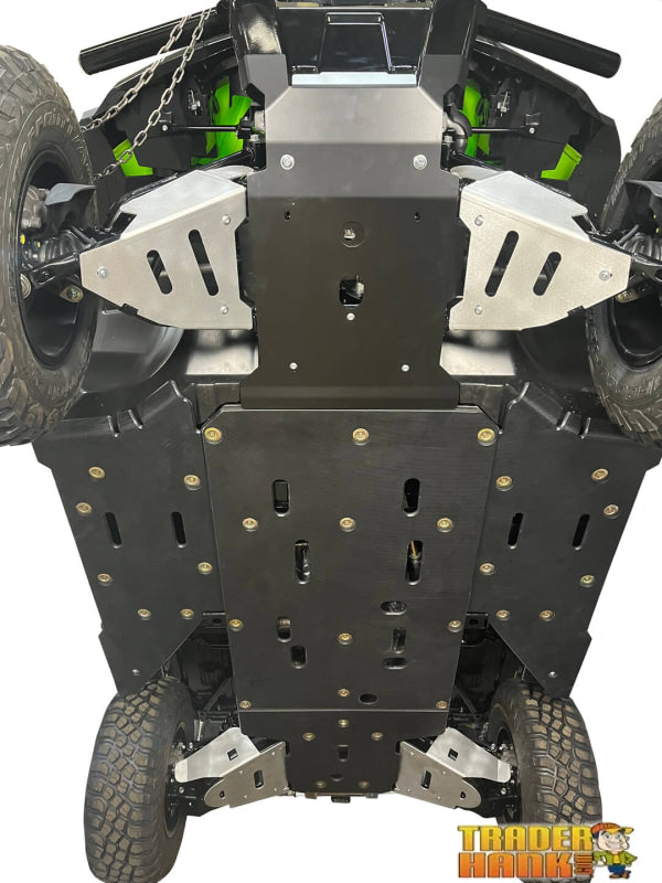 Honda Pioneer 1000/ 1000-5 Ricochet 9-Piece Complete Skid Plate Set in Aluminum or with UHMW | UTV Skid Plates - Free shipping