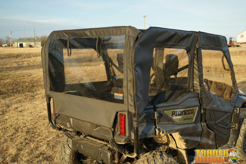 Honda Pioneer 1000-5 Soft Doors Middle and Rear Windows with Zipper | UTV Accessories - Free shipping