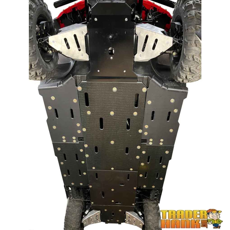 Honda Pioneer 1000-6 Ricochet Complete Skid Plate Set in Aluminum or 3/8’’ UHMW | UTV Skid Plates - Free shipping