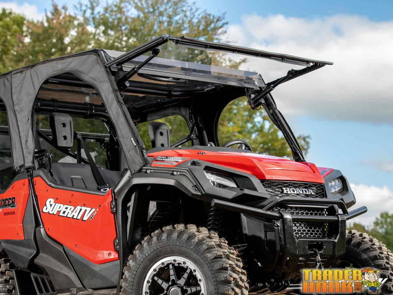 Honda Pioneer 1000 and 1000-5 MaxDrive Power Flip Windshield | Free shipping