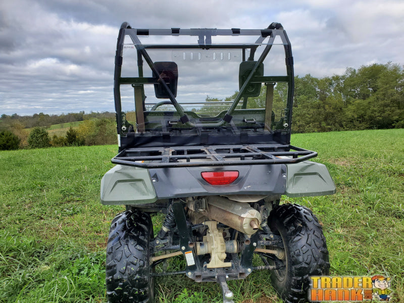 Honda Pioneer 500 - Lexan Back Panel w/Vent and Soft Lower Panel Options | UTV Accessories - Free shipping