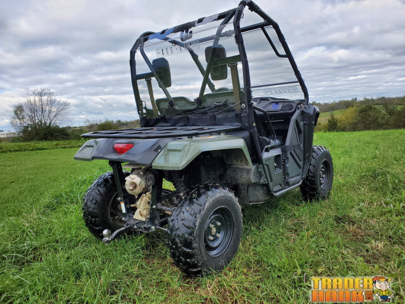 Honda Pioneer 500 - Lexan Back Panel w/Vent and Soft Lower Panel Options | UTV Accessories - Free shipping