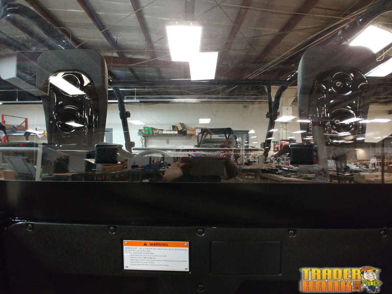 Honda Pioneer 700 2-Seater - Lexan Back Panel w/Vent and Soft Lower Panel Options | UTV Accessories - Free shipping