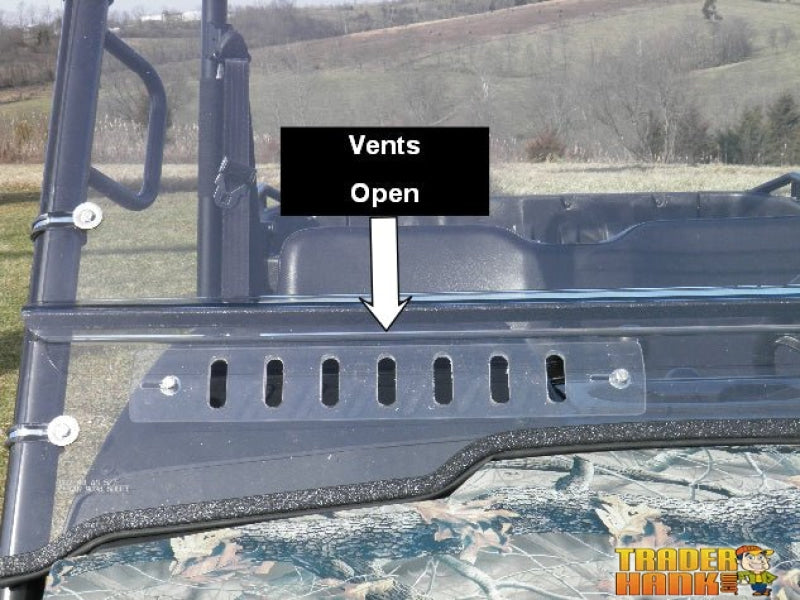 Honda Pioneer 700 4-Seater - 2 Pc Windshield with Clamp Vent and Hard Coat Options | UTV Accessories - Free shipping