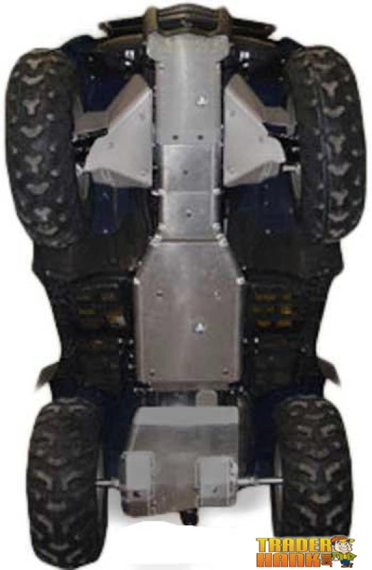 Honda TRX420 Fourtrax Rancher (Straight Axle) Ricochet 7-Piece Complete Aluminum Skid Plate Set | ATV Skidplates - Free shipping