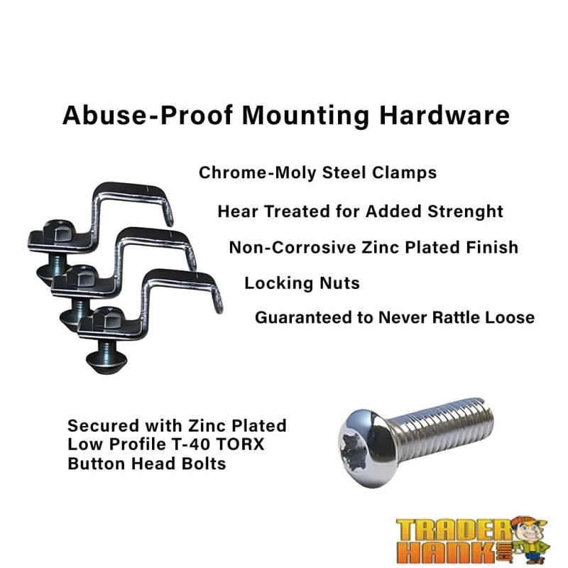 Honda TRX520 FourTrax Foreman (Solid Axle) Ricochet 5-Piece Complete Aluminum Skid Plate Set | ATV Skidplates - Free shipping