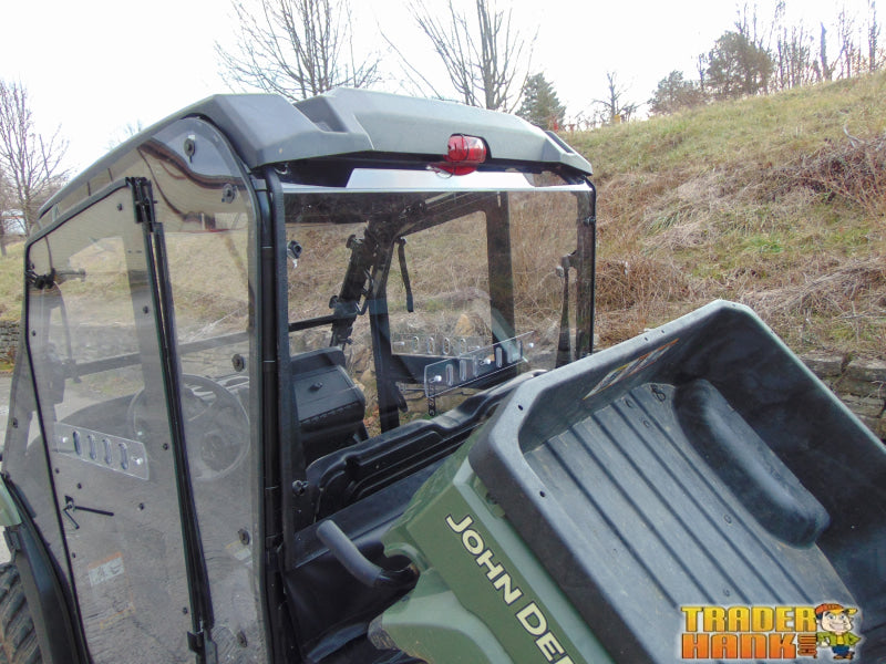 John Deere Gator 550/560/590 4-Seater - 1 Pc Lexan Back Panel w/Vent Option | UTV Accessories - Free shipping