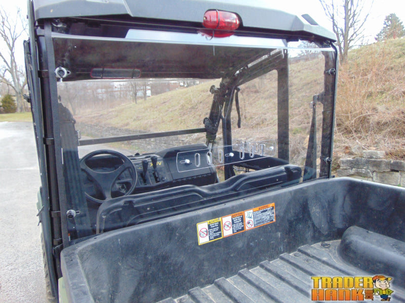 John Deere Gator 550/560/590 4-Seater - 1 Pc Lexan Back Panel w/Vent Option | UTV Accessories - Free shipping