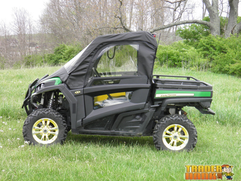 John Deere Gator 850i/860i - Full Cab Enclosure with Vinyl Windshield w/Lower Door Insert Option (Half Doors) | UTV Accessories - Free