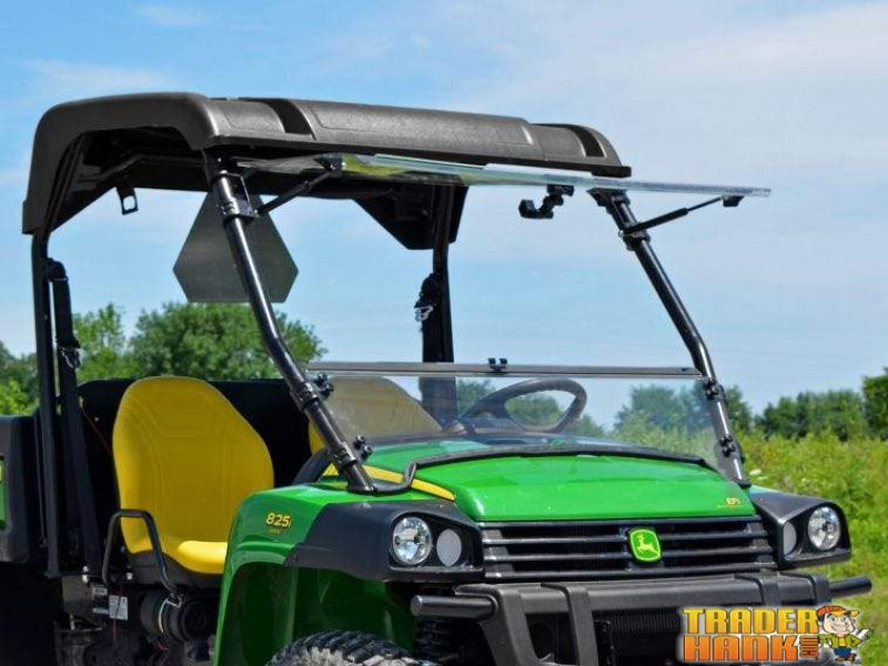 John Deere Gator Scratch Resistant Flip Windshield | SUPER ATV WINDSHIELDS - Free Shipping