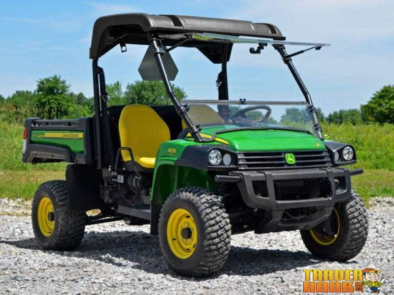 John Deere Gator Scratch Resistant Flip Windshield | SUPER ATV WINDSHIELDS - Free Shipping