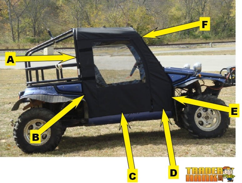 Joyner Trooper T2 - Soft Doors | UTV Accessories - Free shipping