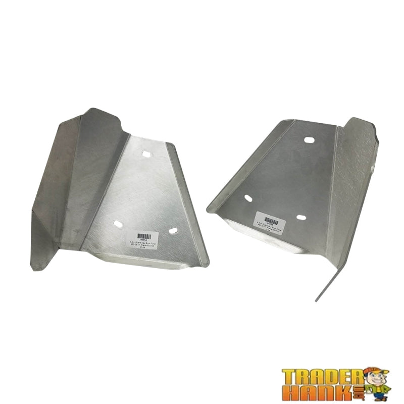 Kawasaki Brute Force 650 Solid Axle Ricochet 4-Piece Complete Aluminum Skid Plate Set | ATV Skidplates - Free shipping