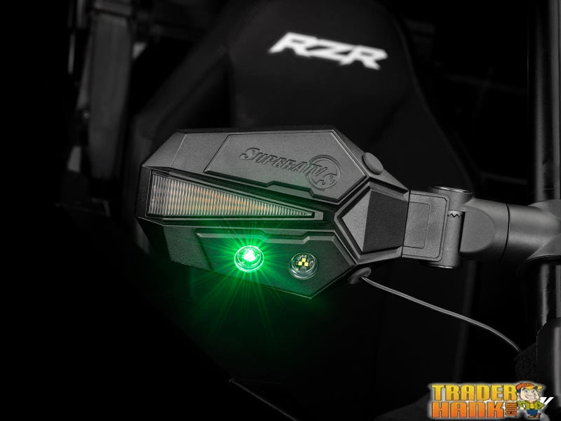 Kawasaki Lighted Side-View Mirrors | UTV Accessories - Free shipping