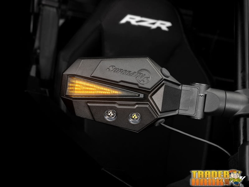 Kawasaki Lighted Side-View Mirrors | UTV Accessories - Free shipping