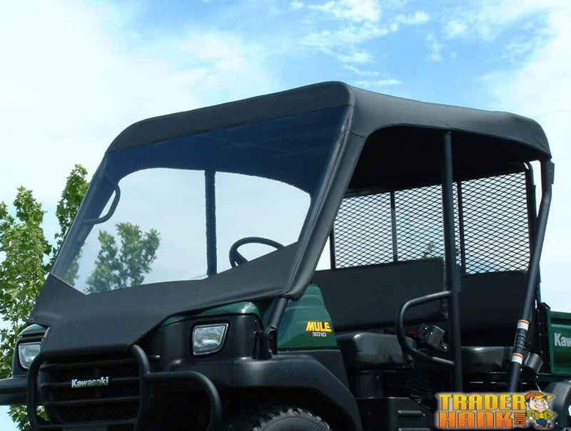 Kawasaki Mule 3010 Trans Vinyl Windshield Top Combo | Utv Accessories - Free Shipping