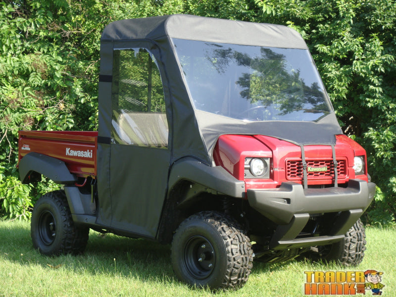 Kawasaki Mule 4000/4010 - Full Cab Enclosure with Vinyl Windshield | UTV Accessories - Free shipping